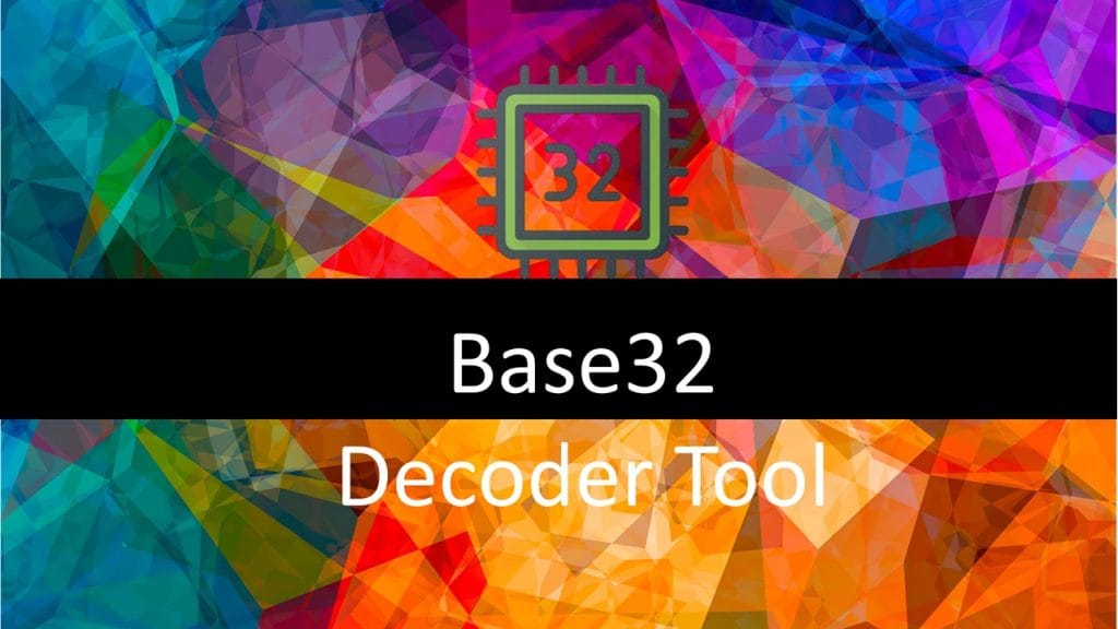 Base32 Decoder Tool