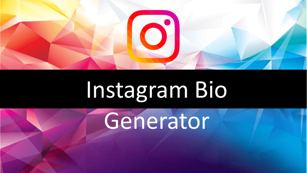 Instagram Bio Generator Tool