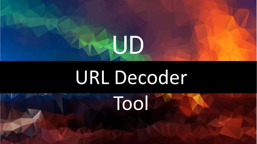 URL Decoder Tool 2